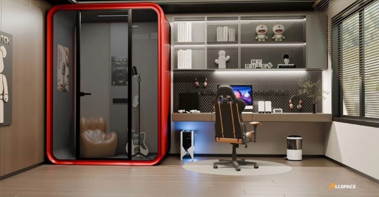 phonebooth allsapce red