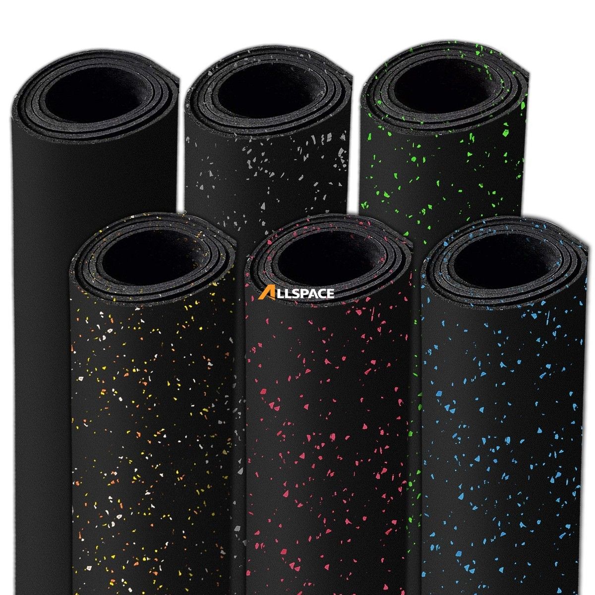 Thảm Cao Su Chấm Đỏ Gym 2 tham_cao_su_cuon_rubber_gym_allspace