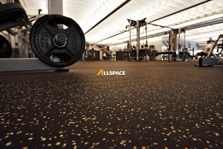 Thảm Cao Su Chấm Đỏ Gym 13 tham_cao_su_epdm_rubber_gym_allspace