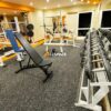 Thảm Cao Su Chấm Đỏ Gym 8 tham_cao_su_gym_allspace